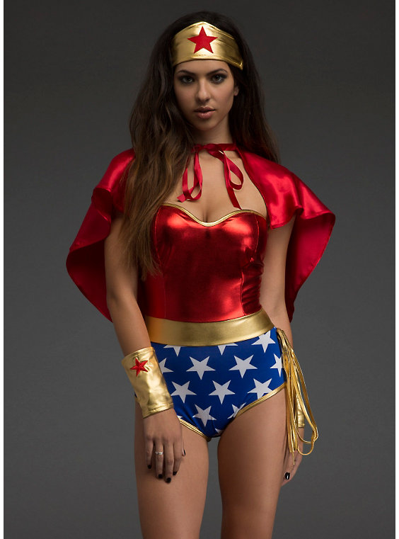Wonder Woman Cosplay Costume With Cape 16091702